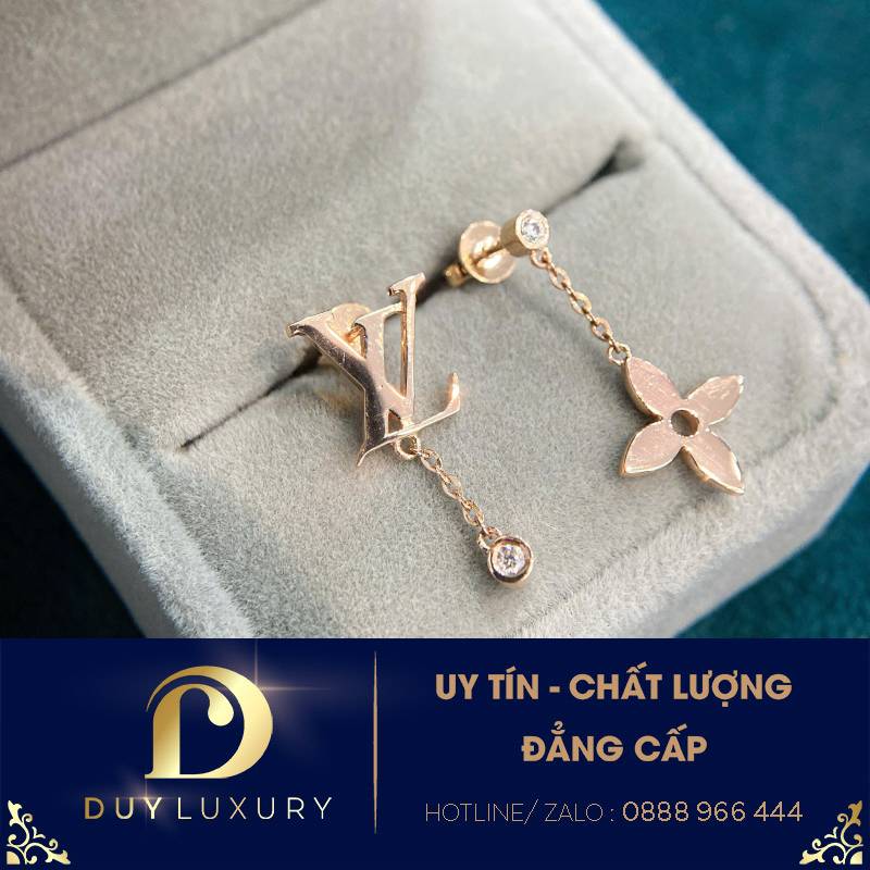 Bông tai Luis Vuitton 18k Rose Gold