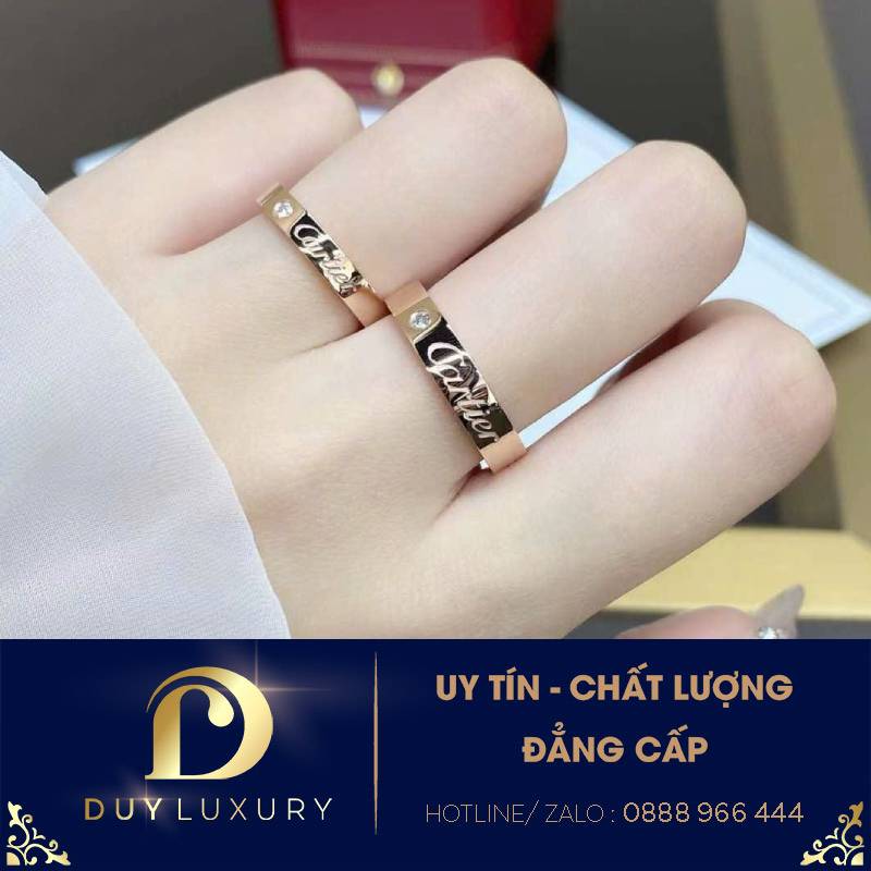 Cartier love ring rose gold 18k