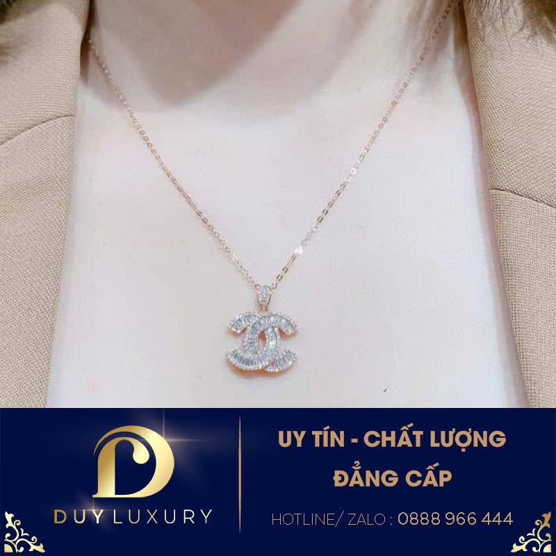 Dây chuyền Chanel, mặt logo Chanel 