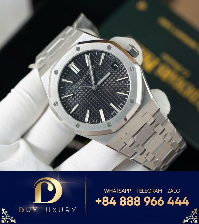 Đồng hồ Audemars Piguet 15510 phiên bản kỉ niệm 50 năm mặt số đen size 41mm