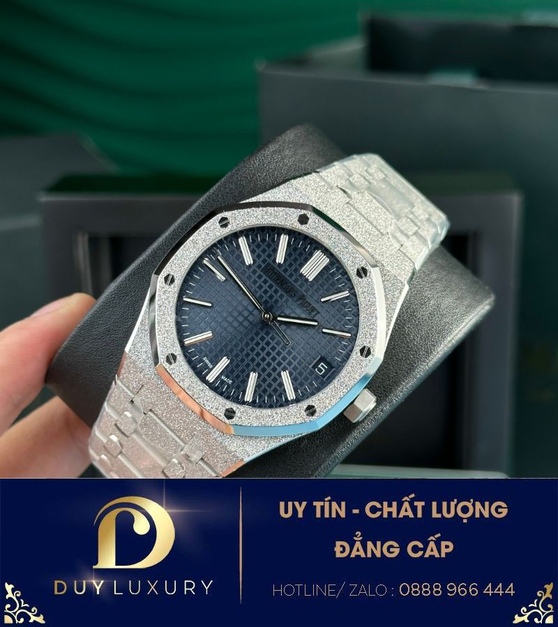 Đồng hồ Audemars Piguet Royal Oak 15510 Frosted blue dial replica