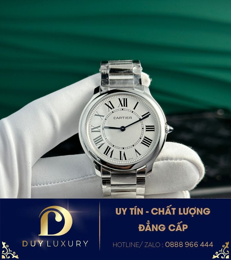 Đồng hồ Cartier Ronde Must medium dây kim loại