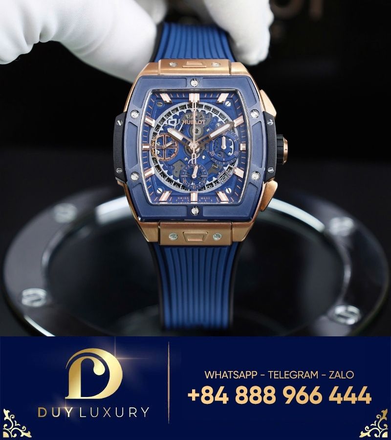 Đồng hồ Hublot Spirit Of Big Bang King Gold 42mm blue dial