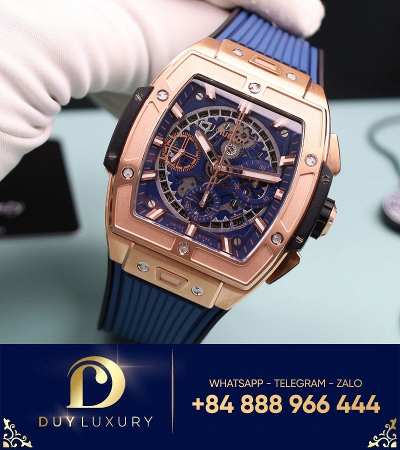 Đồng hồ Hublot Spirit Of Big Bang King Gold 42mm blue dial