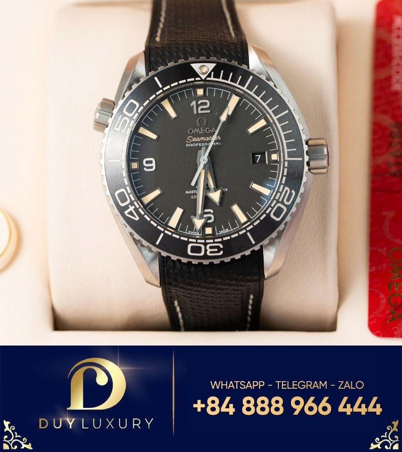 Đồng hồ Omega Seamaster Planet Ocean mặt đen rep 1:1