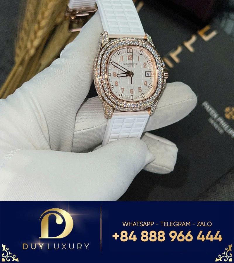 Đồng hồ Patek Philippe 5067 PPF for lady độ full Moissanite chế tác Hongkong