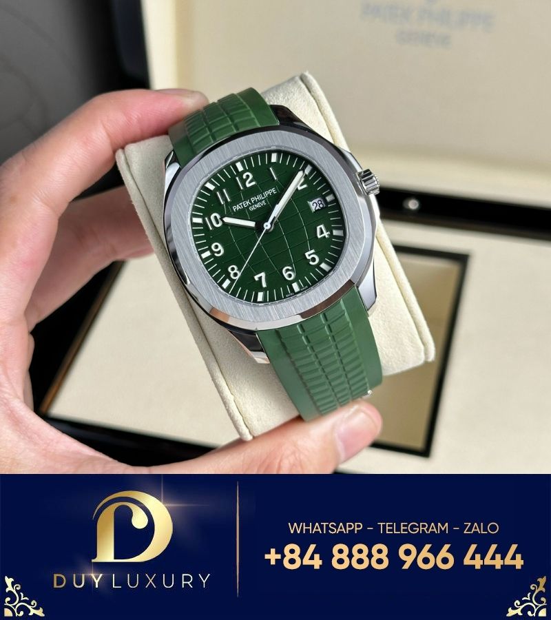 Đồng hồ Patek Philippe Aquanaut 5168 green replica