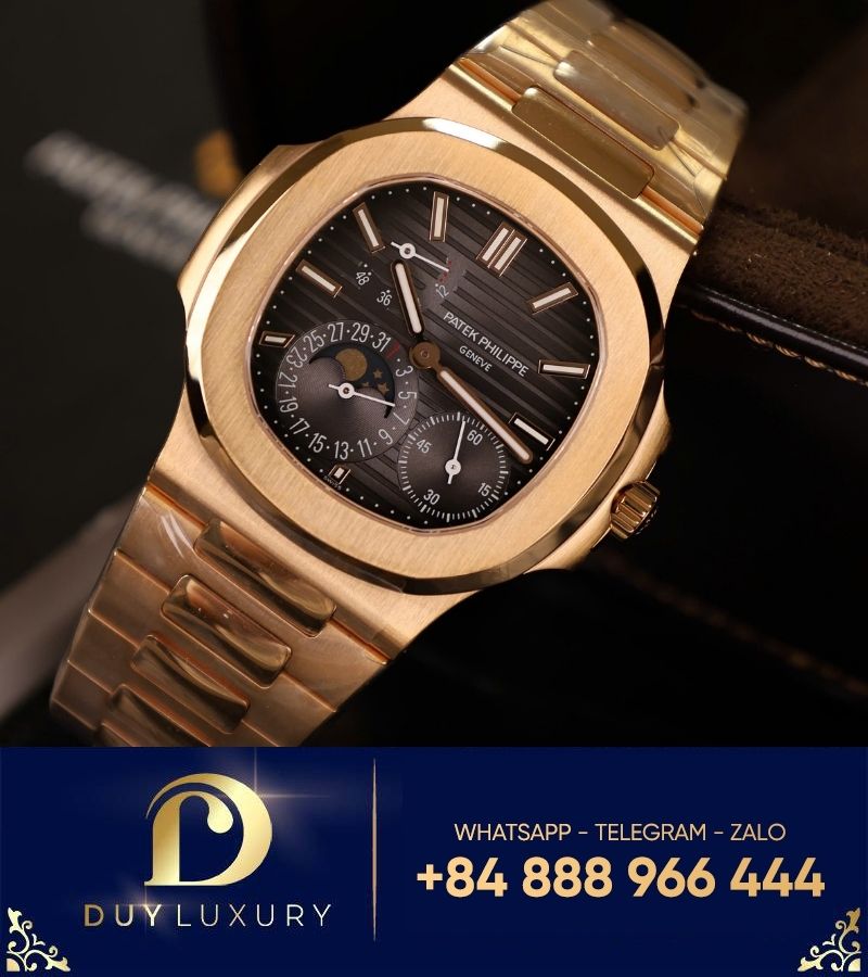 Đồng hồ Patek Philippe nautilus 5712r PPF Factory bọc vàng 18K replica