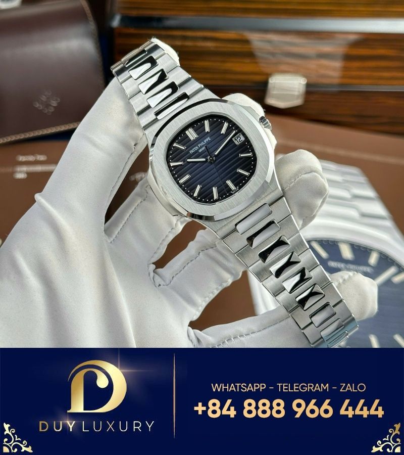 Đồng hồ Patek Philippe Nautilus 5811 blue tinh chỉnh toàn bộ