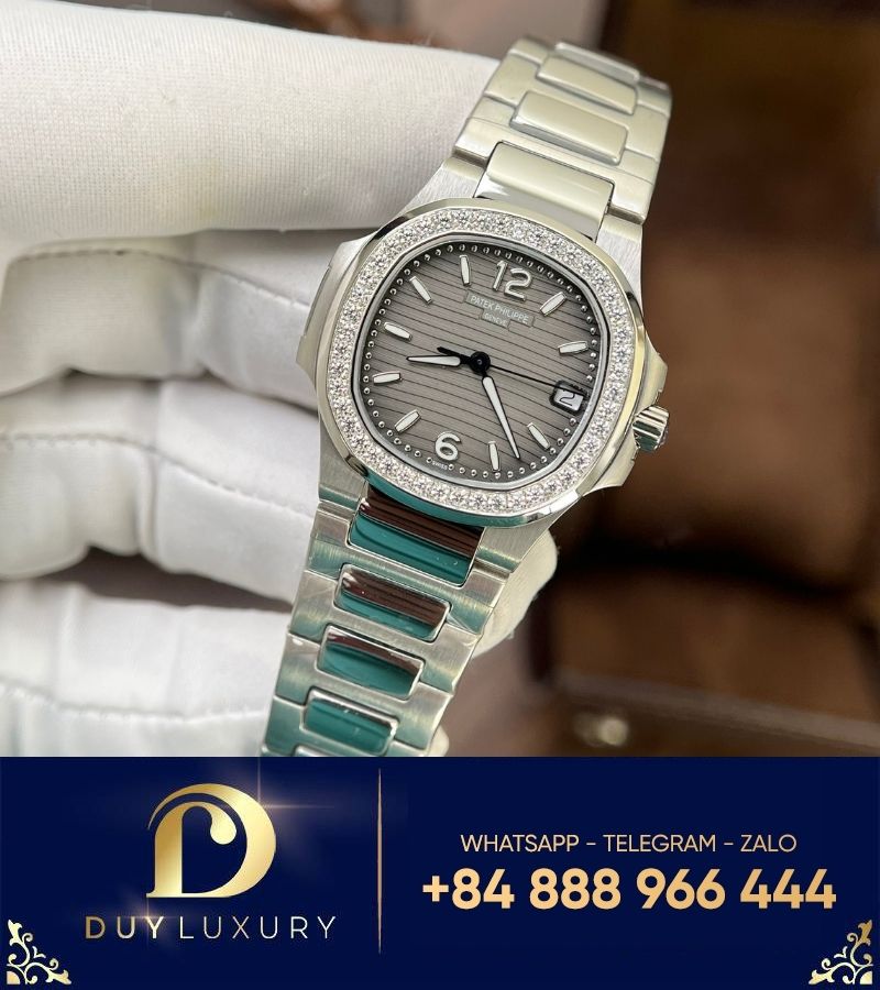 Đồng hồ Patek Philippe Nautilus 7010/1G-011 vàng trắng fake