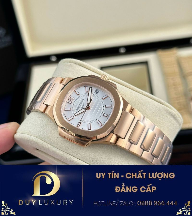 Đồng hồ Patek Philippe Nautilus 7010 fake rose gold