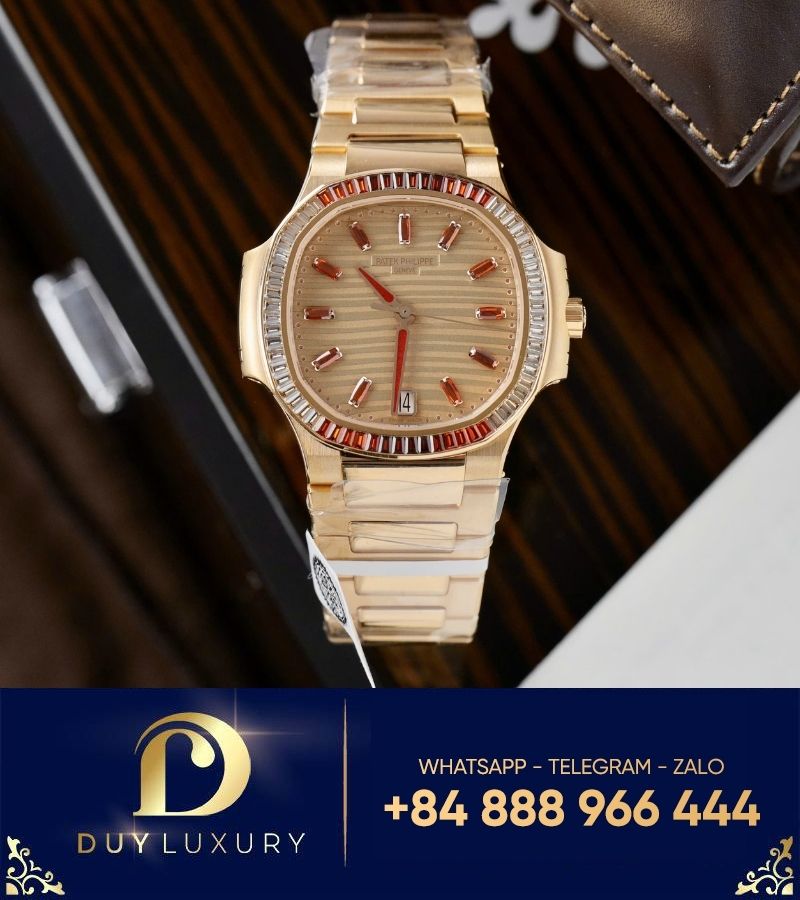 Đồng hồ Patek Philippe Nautilus 7118/1300R bọc vàng thật replica