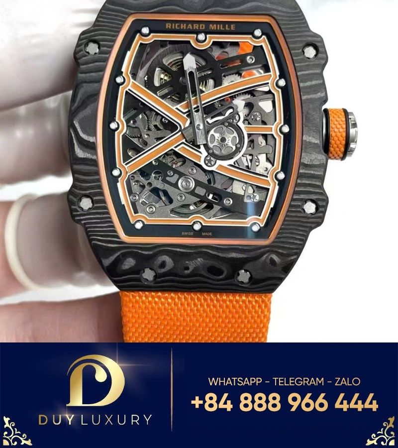 Đồng hồ Richard Mille RM67-02 Mclaren TPT Lando Norris custom fake 7.8mm automatic