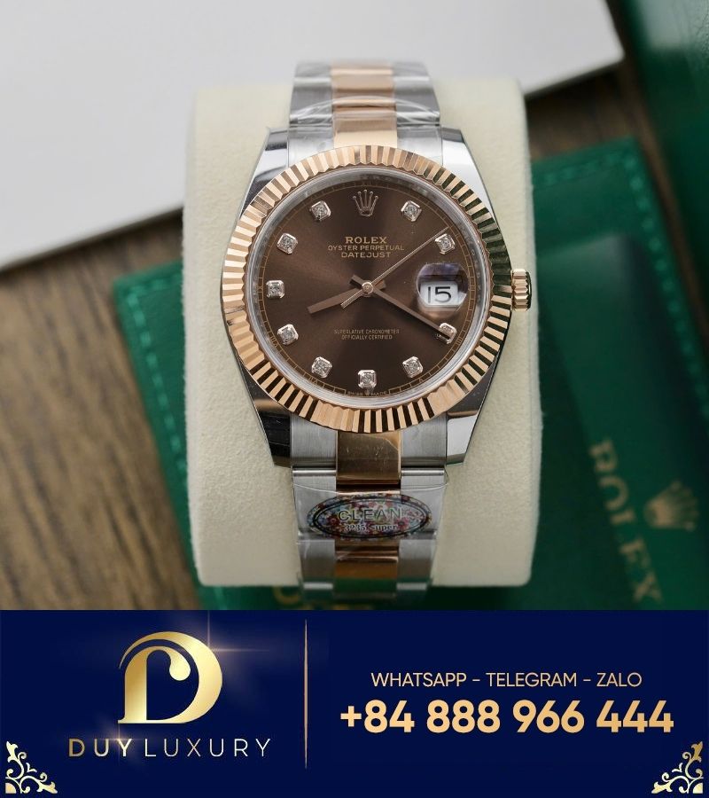 Đồng hồ Rolex 126331 chocolate máy 3235 clean factory replica