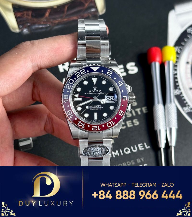 Đồng hồ Rolex GMT-Master II “Pepsi” 126710BLRO bản V3 clean factory