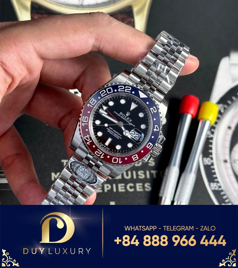 Đồng hồ Rolex GMT-Master II “Pepsi” 126710BLRO bản V3 clean factory dây to