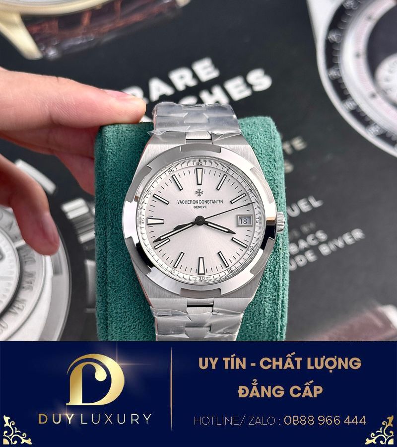 Đồng hồ Vacheron Constantin Overseas 4500V replica mặt trắng