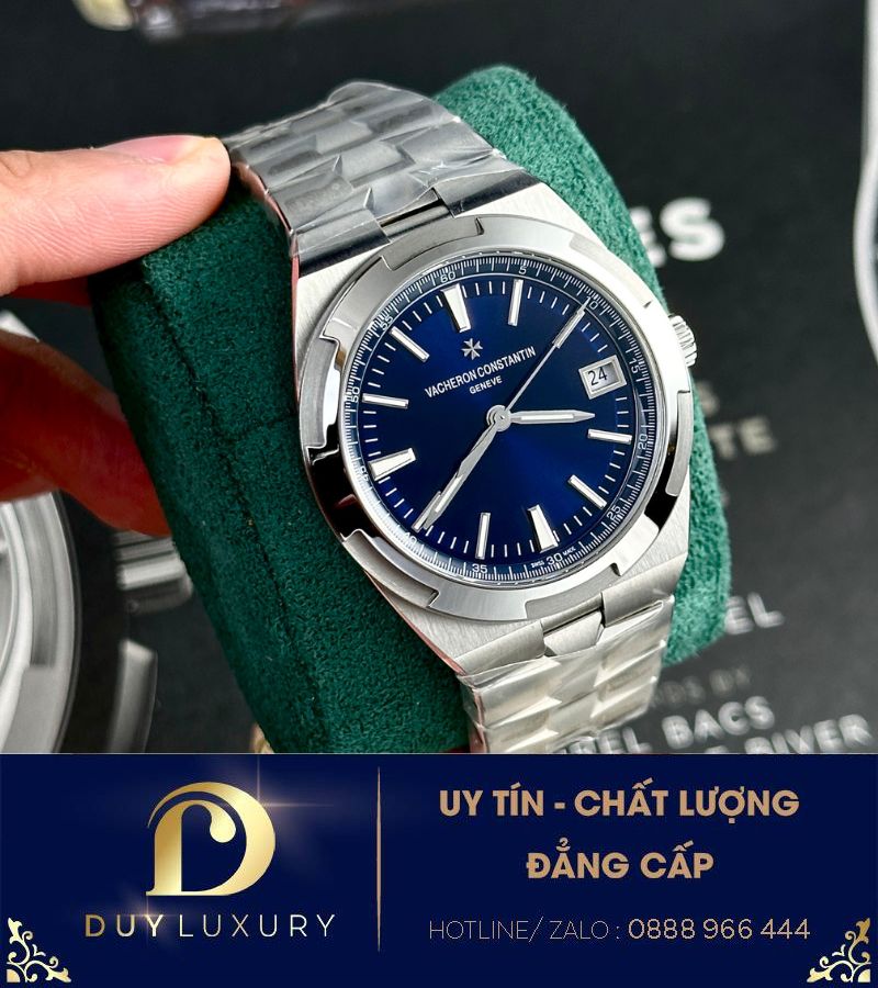 Đồng hồ Vacheron Constantin Overseas 4500V replica mặt xanh blue