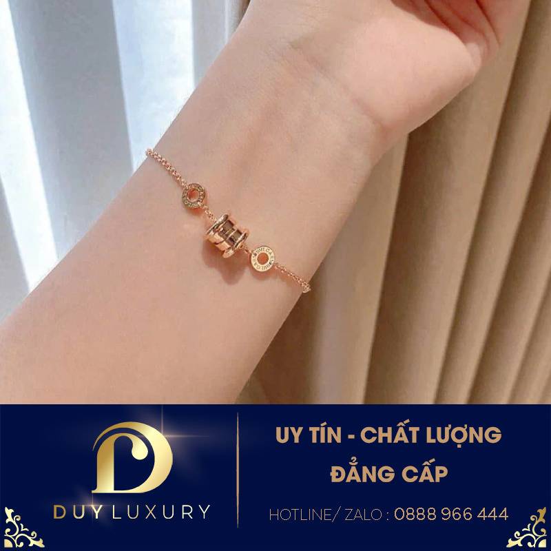 Lắc tay BVLgari Vàng Hồng 18k