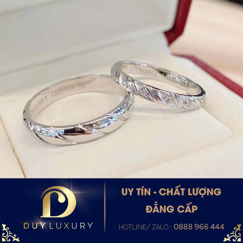 Nhẫn chaumet vàng 18k