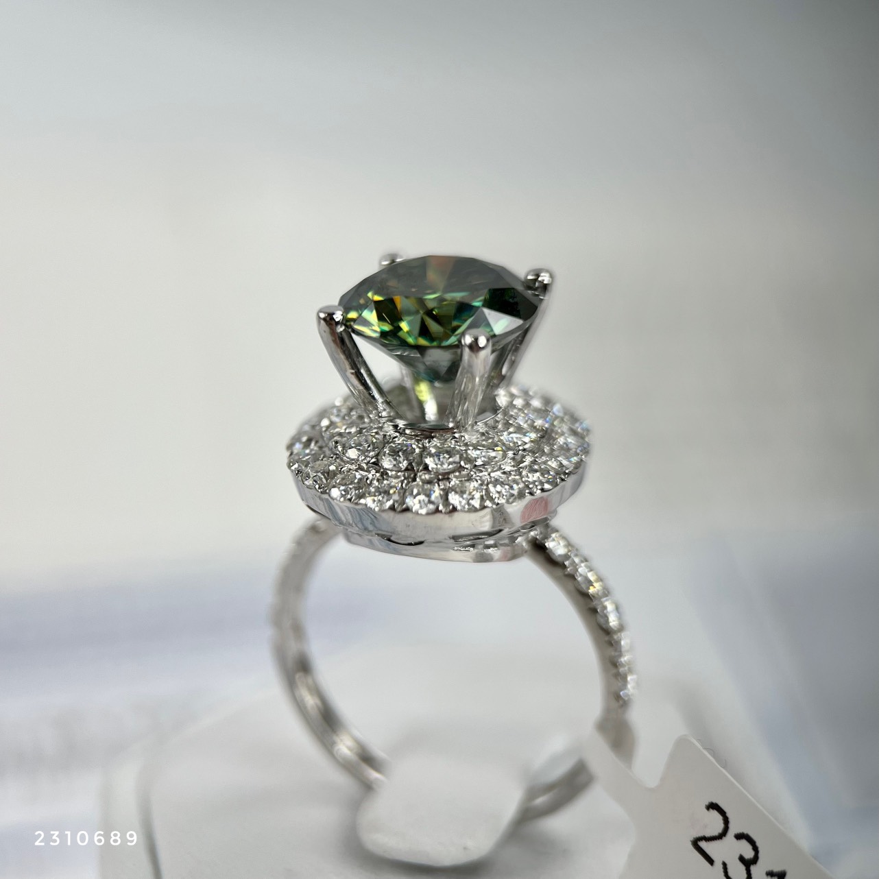 Nhẫn Nữ Vàng 10k 14k 18k Kim Cương Moissanite