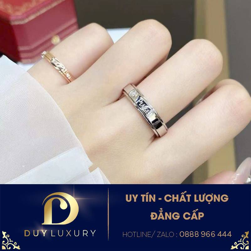 Nhẫn xoay piget vàng 18k 