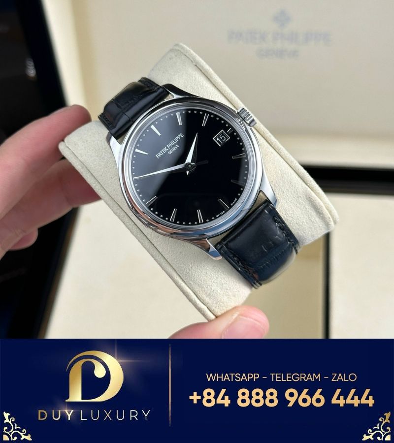 Patek Philippe Calatrava 5227 mặt đen replica