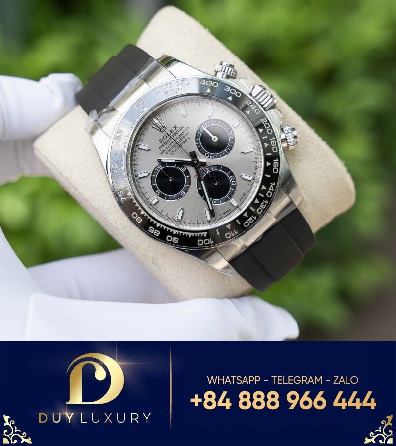 Rolex Daytona “Gấu xám” 126519LN cal 4131 fake