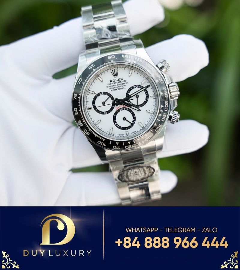 Rolex Daytona “Panda” 126500 máy 4131 mới nhất 2024