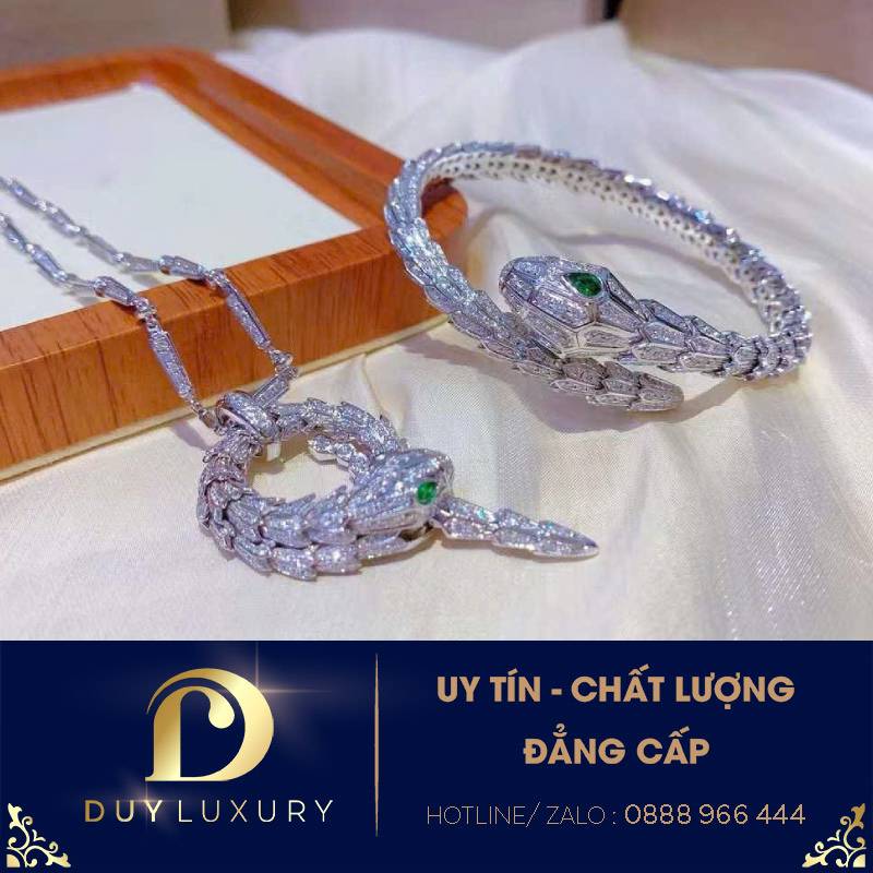 Vòng cổ BVL rắn vàng 18k