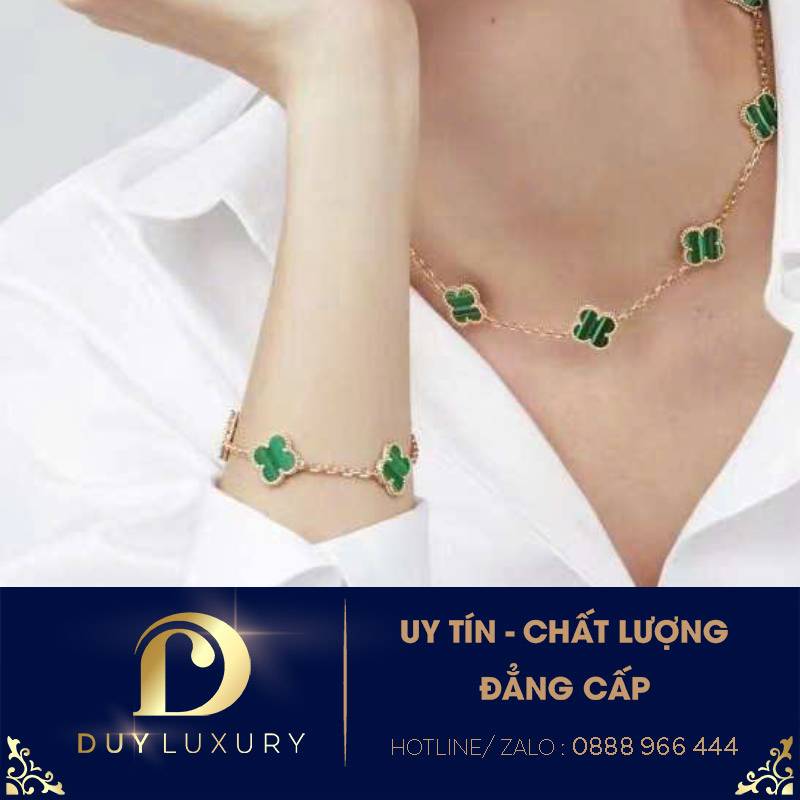 Vòng cổ VCA nhập khẩu vàng 18k